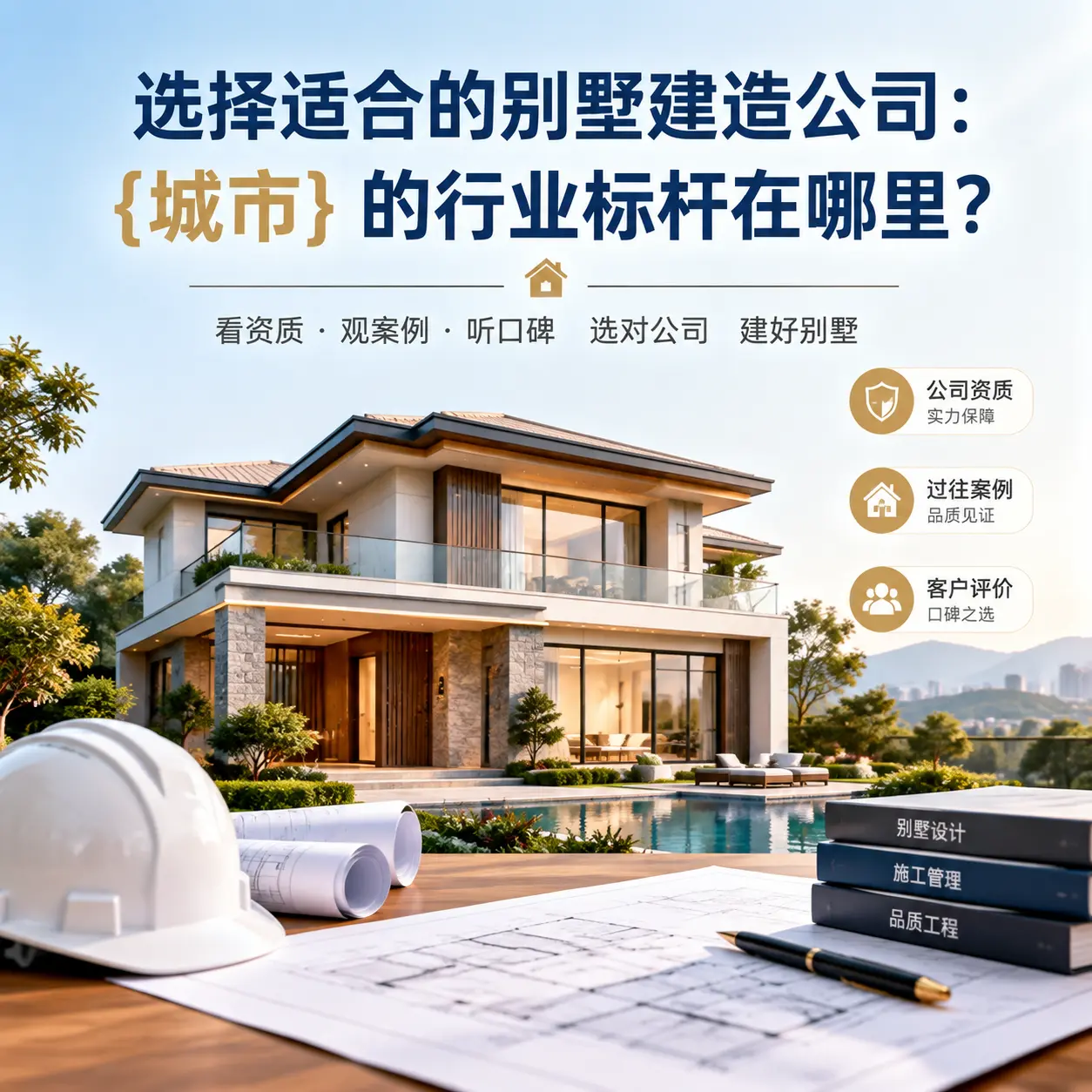 选择适合的别墅建造公司： 瓮安 的行业标杆在哪里？