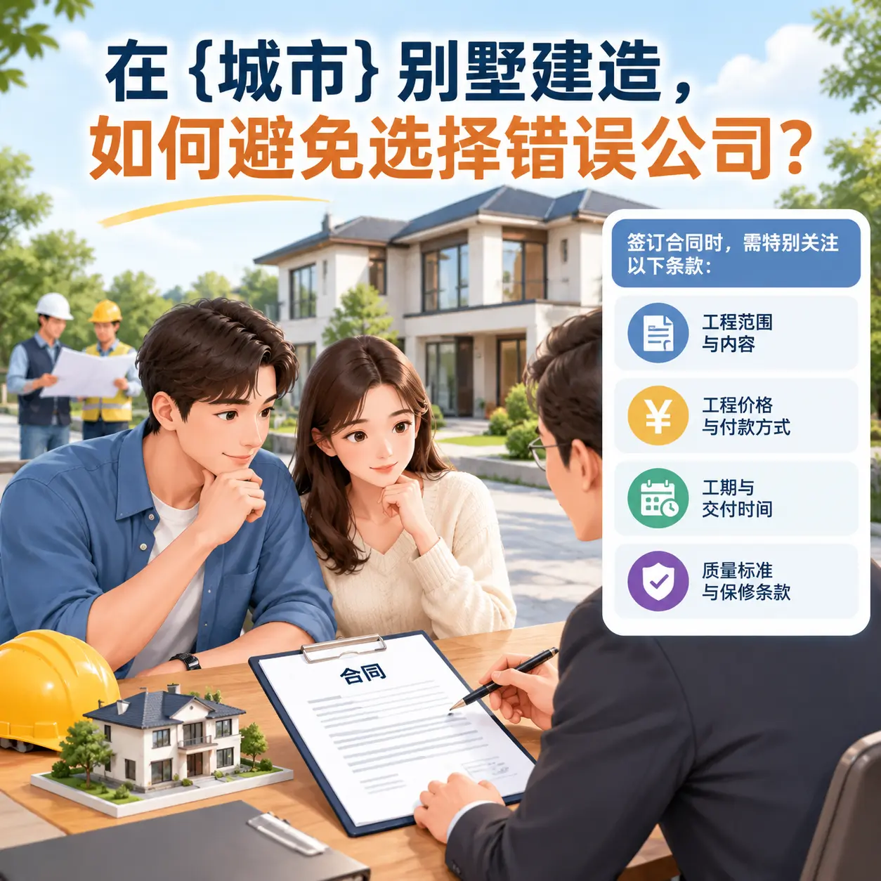 在 瓮安 别墅建造,如何避免选择错误公司?