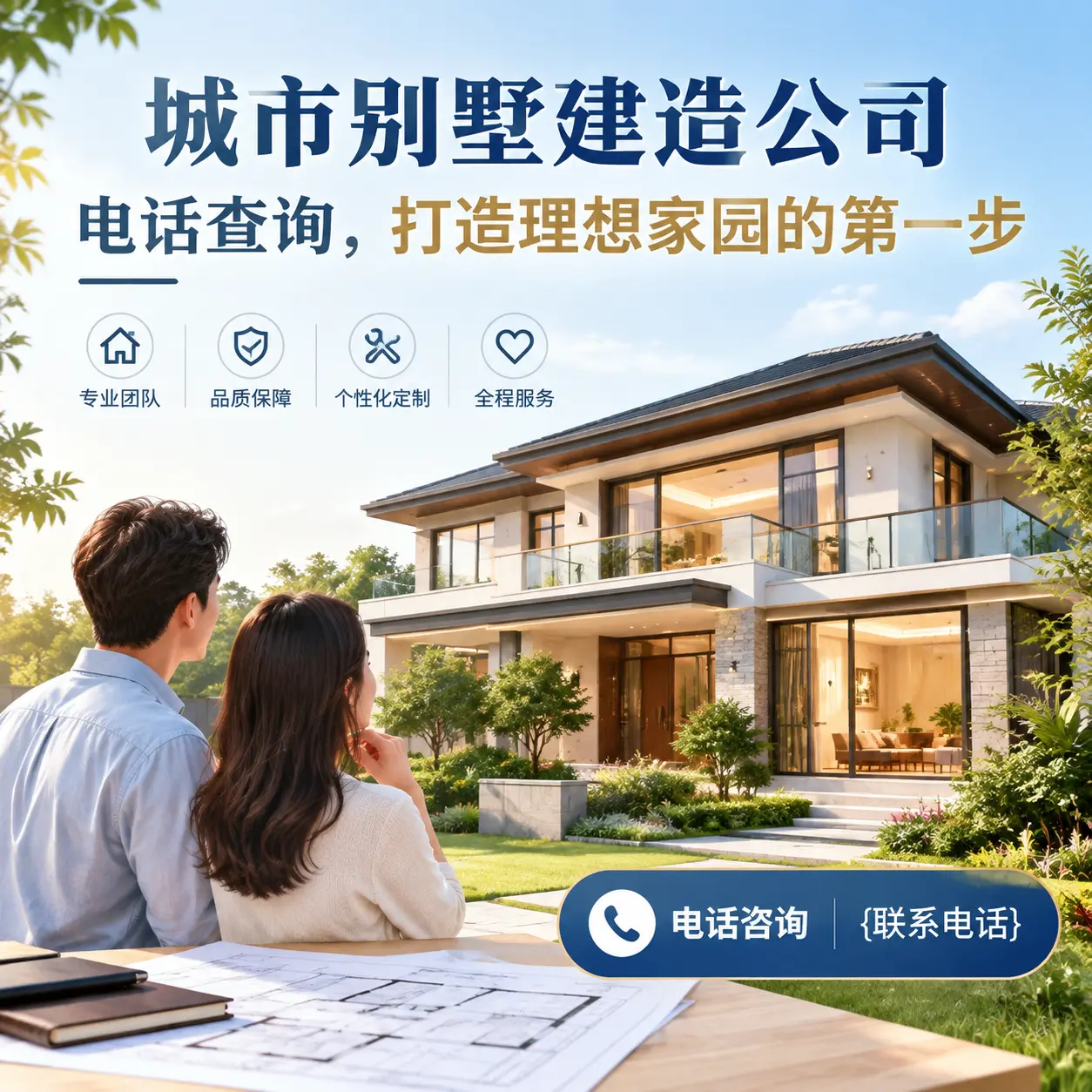 瓮安别墅建造公司电话查询,打造理想家园的第一步