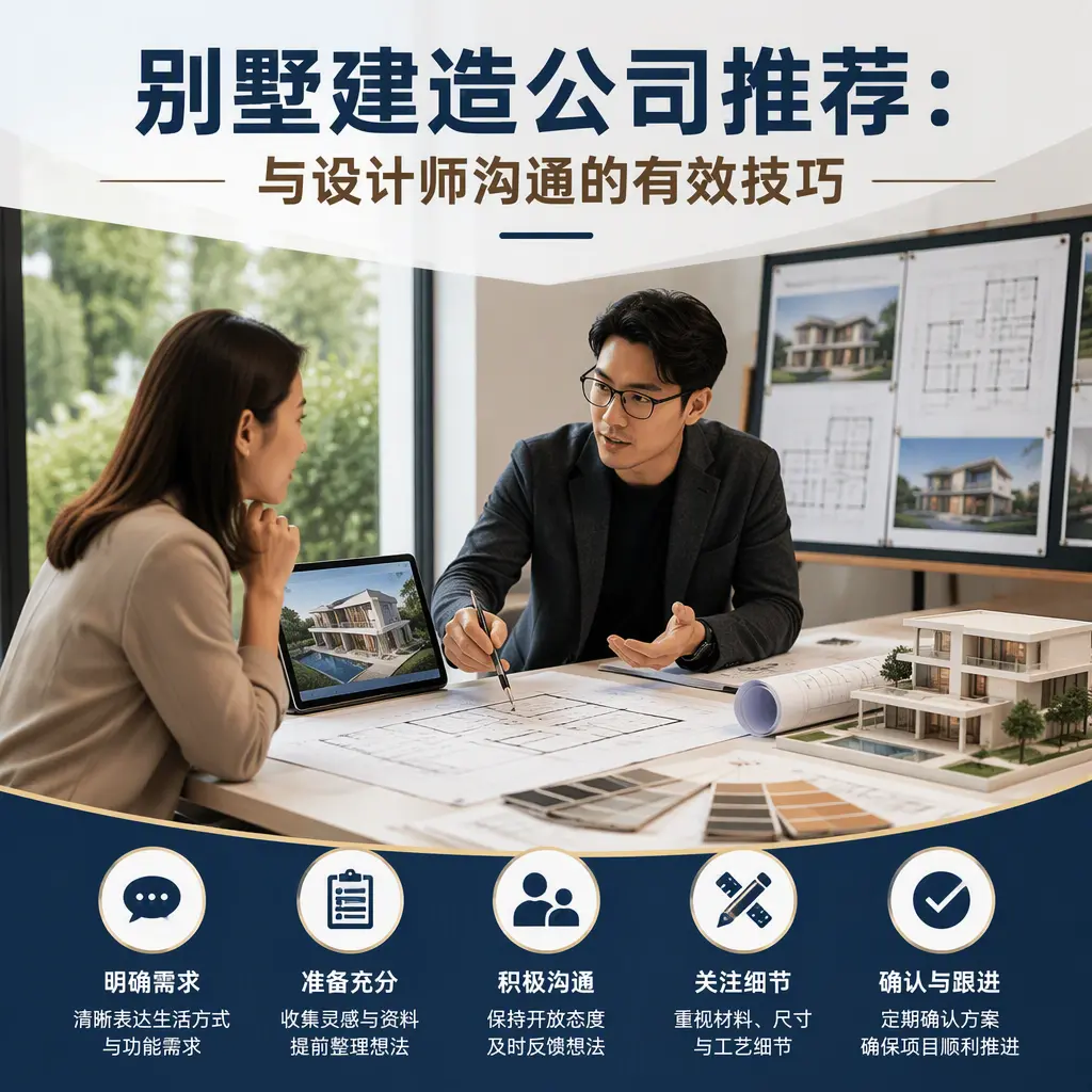 别墅建造公司推荐:与设计师沟通的有效技巧在 瓮安