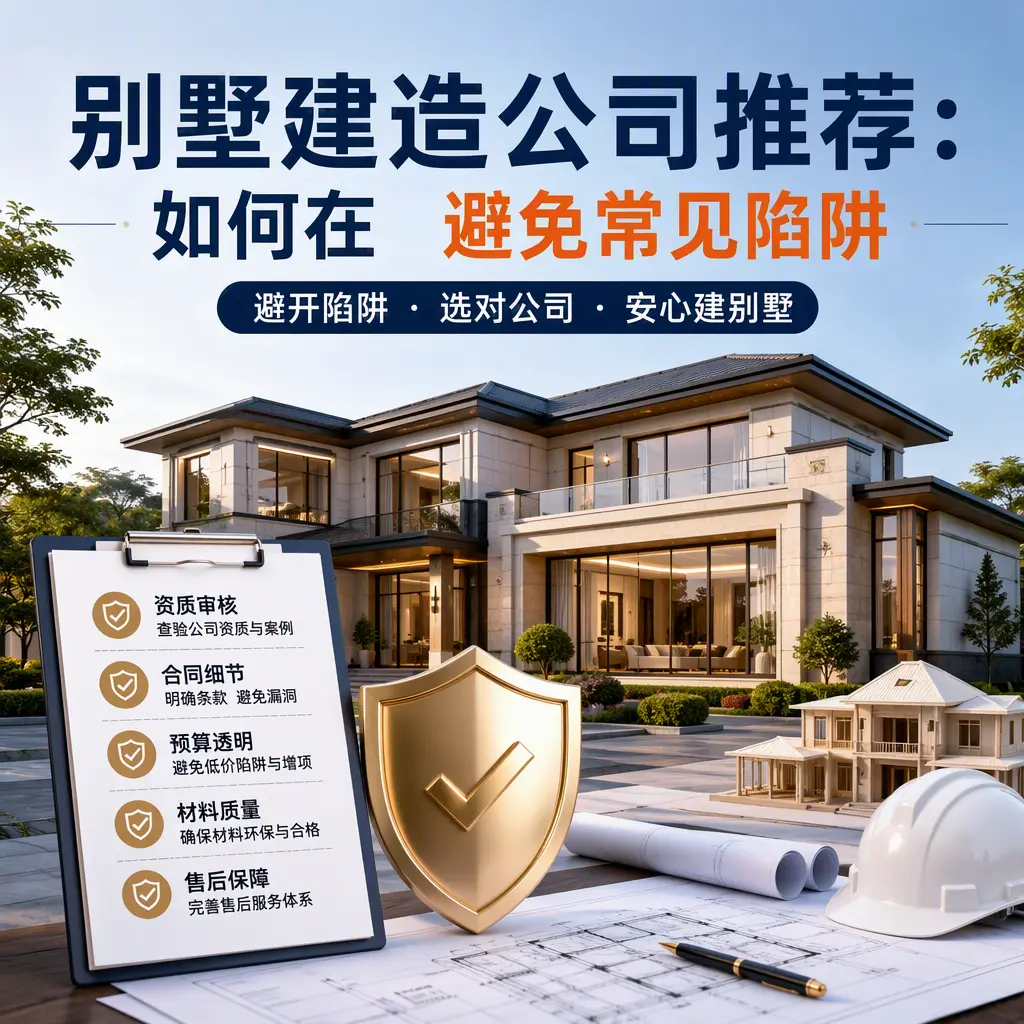 别墅建造公司推荐:如何在 瓮安 避免常见陷阱