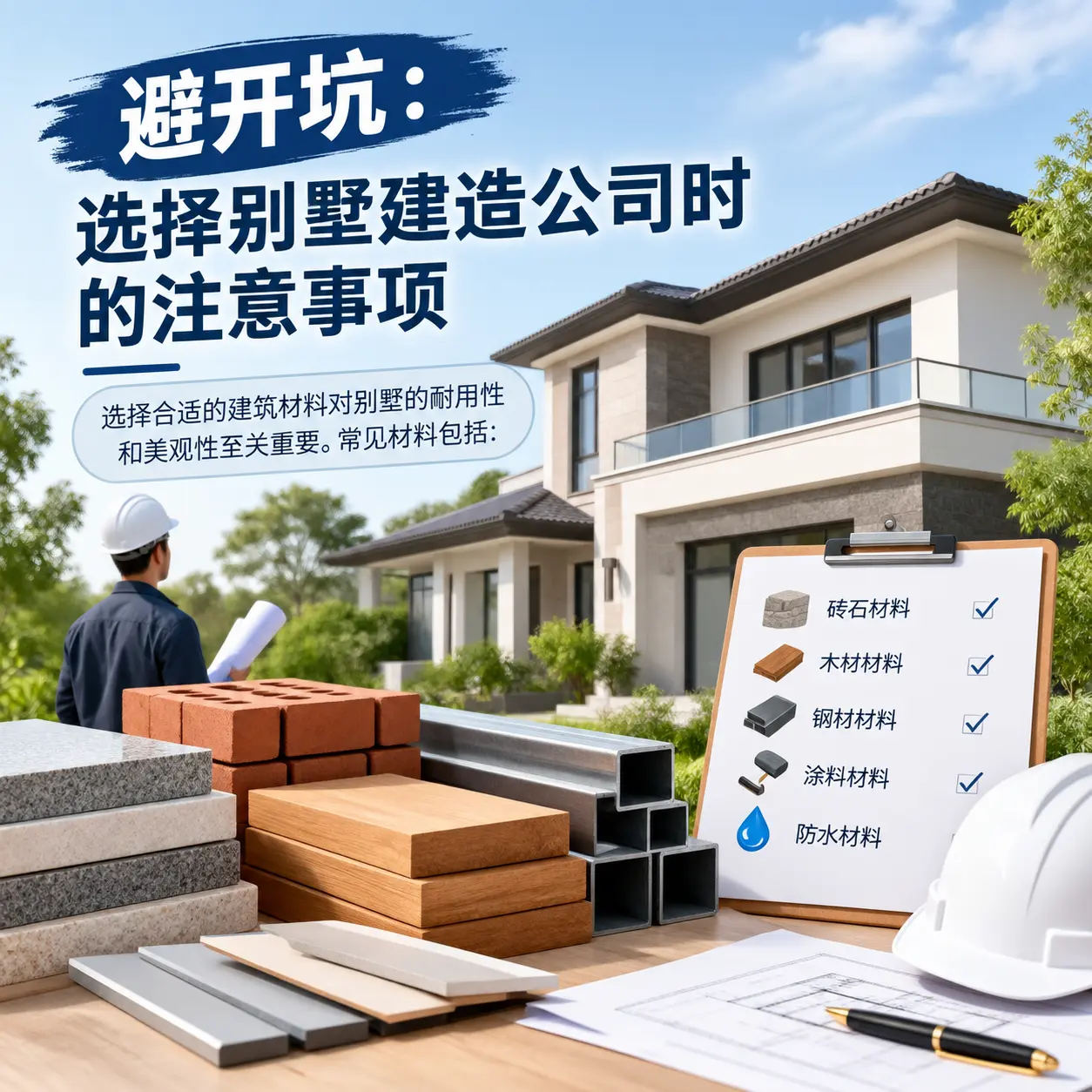 避开坑：选择 瓮安 别墅建造公司时的注意事项