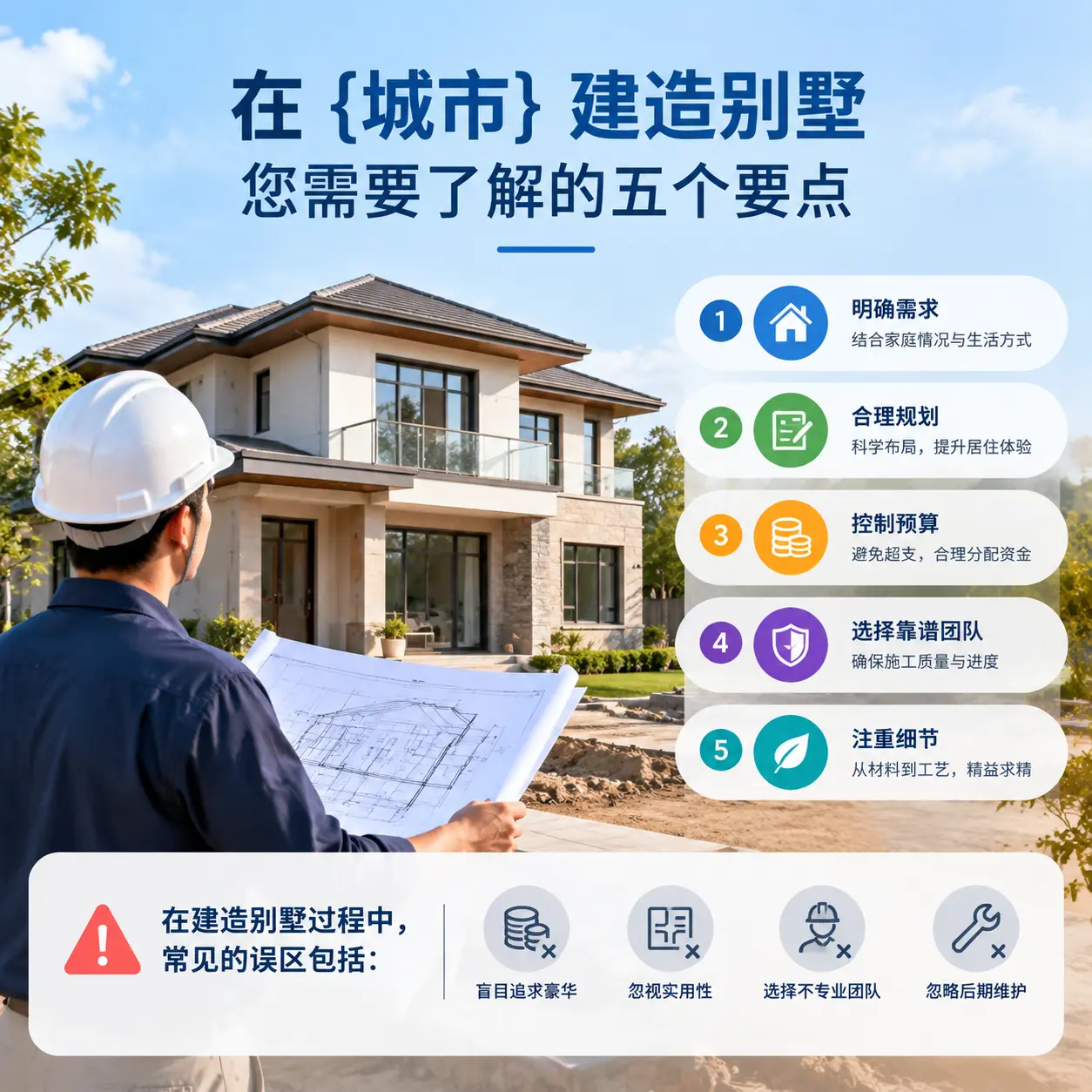 在 瓮安 建造别墅，您需要了解的五个要点