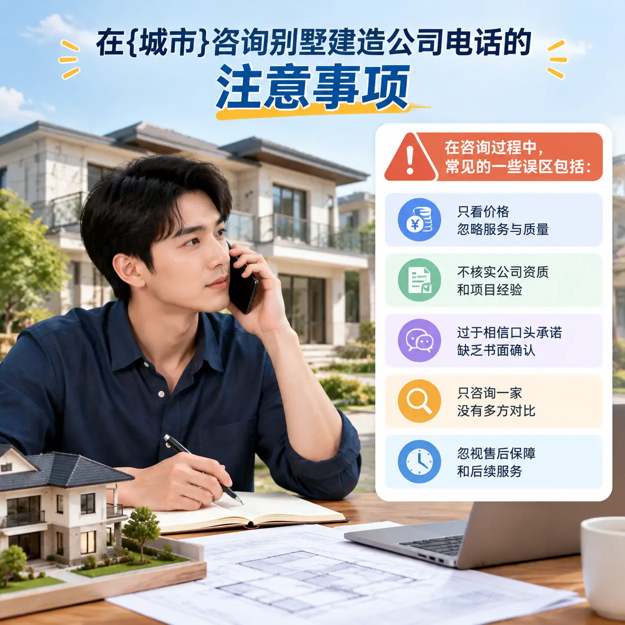 在瓮安咨询别墅建造公司电话的注意事项